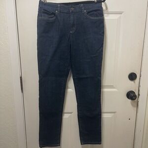 American Living Women's 12 Straight Leg Dark Blue Jeans